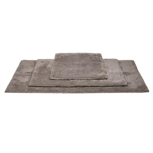 Vandyck Nordic Badezimmermatte Espresso – Baumwolle beidseitig verwendbar, dunkel & elegant fürs Bad