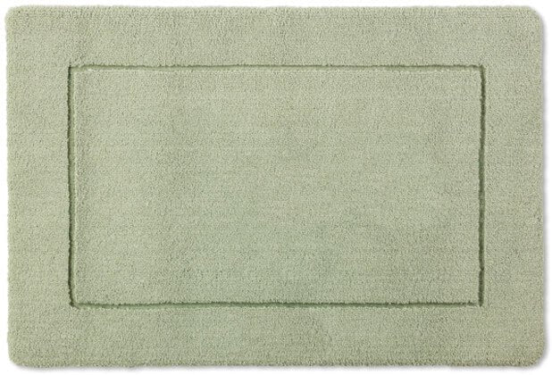 Rhomtuft Badezimmerteppich nach Maß, Bolero-Umrandung, Hoch-Tief, Jade: Hochwertiger Teppich nach Maß für Ihr Badezimmer.