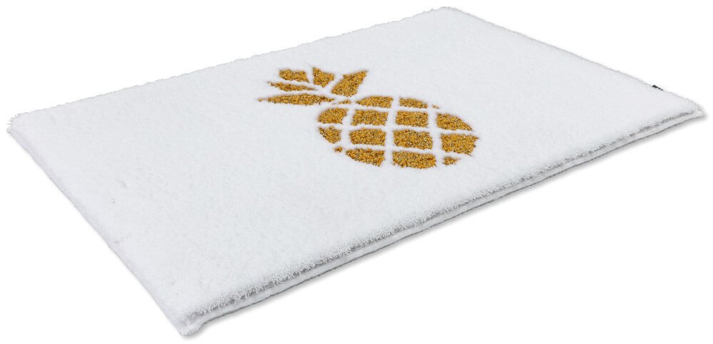Rhomtuft Ananas Badezimmerteppich nach Maß: Individuell gefertigter Teppich für Ihr Badezimmer.