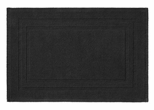 Badteppich "Gala Schwarz" von Rhomtuft: Stilvolle Akzente setzen – dieser Badteppich von Rhomtuft in edlem Schwarz ist ein echter Hingucker.
