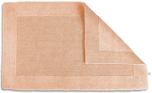 Badteppich Baumwolle hochwertig Prestige in Peach von Rhomtuft, sanfte Farben für ein harmonisches Bad.