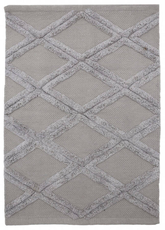 Baumwoll-Badvorleger Serene in Granit-Optik, Luin Living.