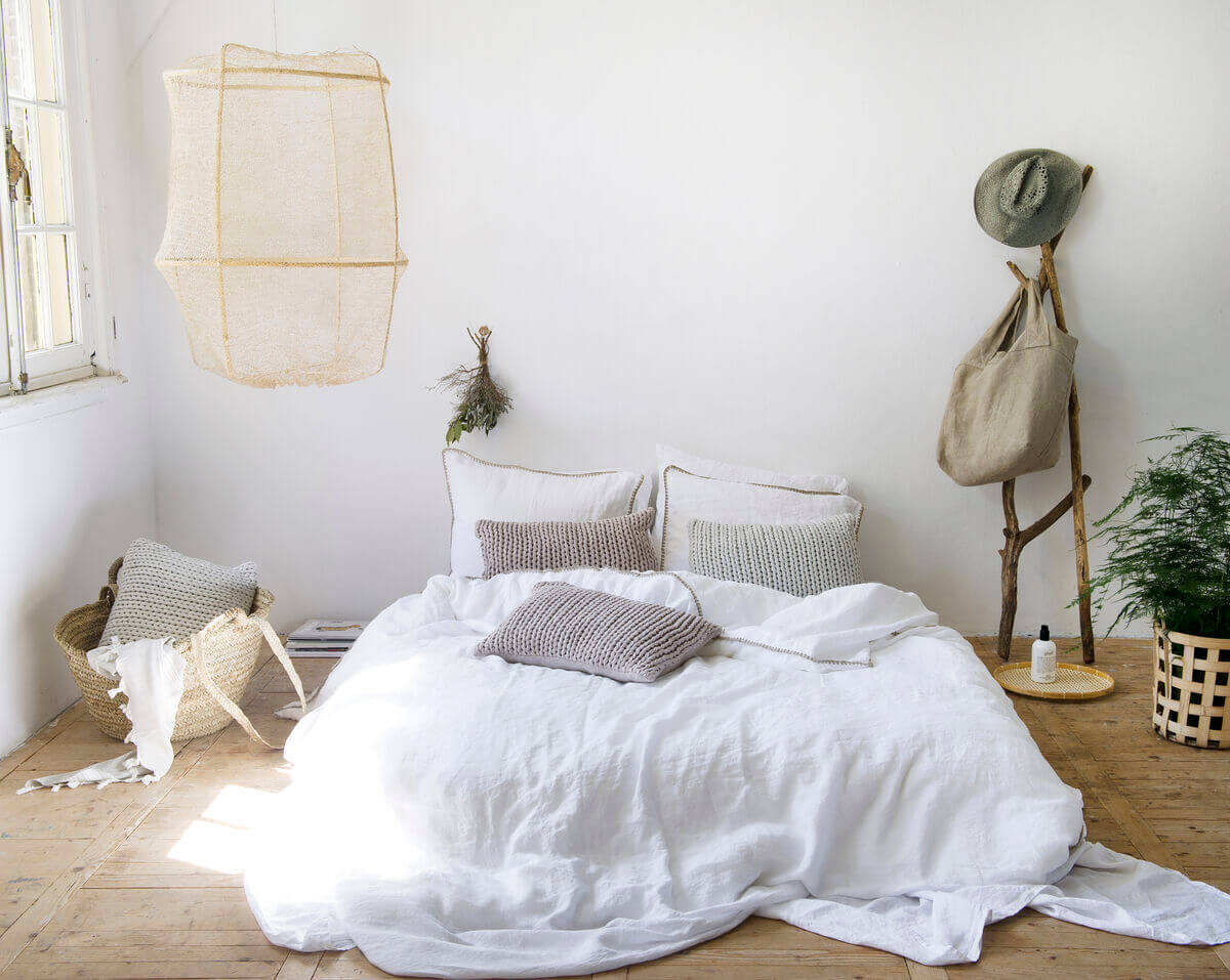 House in Style Felice Bettwäsche, Weiß mit Zierstich: Hochwertige Bettwäsche für Ihr Schlafzimmer.