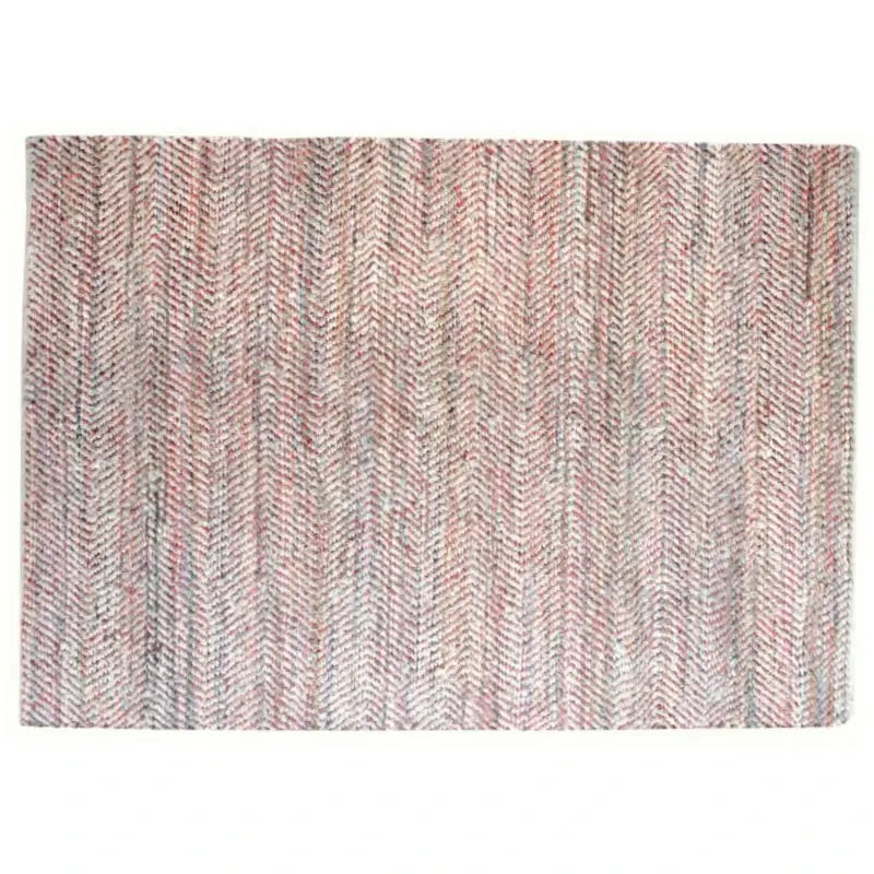 flachgewebter-teppich-atlas-leder-baumwolle-zick-zack-textur-rot