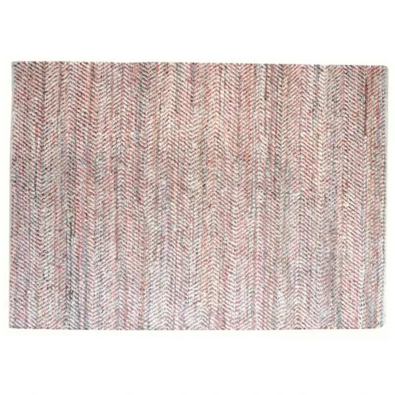 flachgewebter-teppich-atlas-leder-baumwolle-zick-zack-textur-rot
