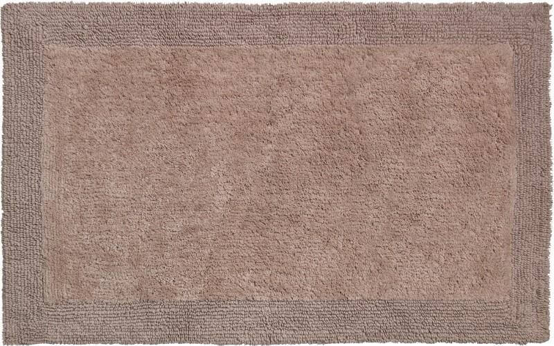 Wärme und Gemütlichkeit: Der flauschige Bio-Badezimmerteppich "Luxor Grund" in der Farbe "Taupe" bringt Wärme und Gemütlichkeit in Ihr Badezimmer.