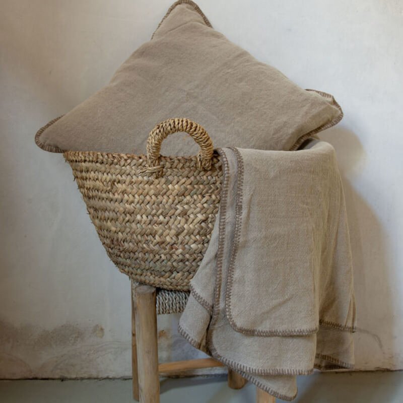 Passion for Linen Nina Leinendecke, Natur, Sofadecke: Stilvolle Decke für Ihr Zuhause.