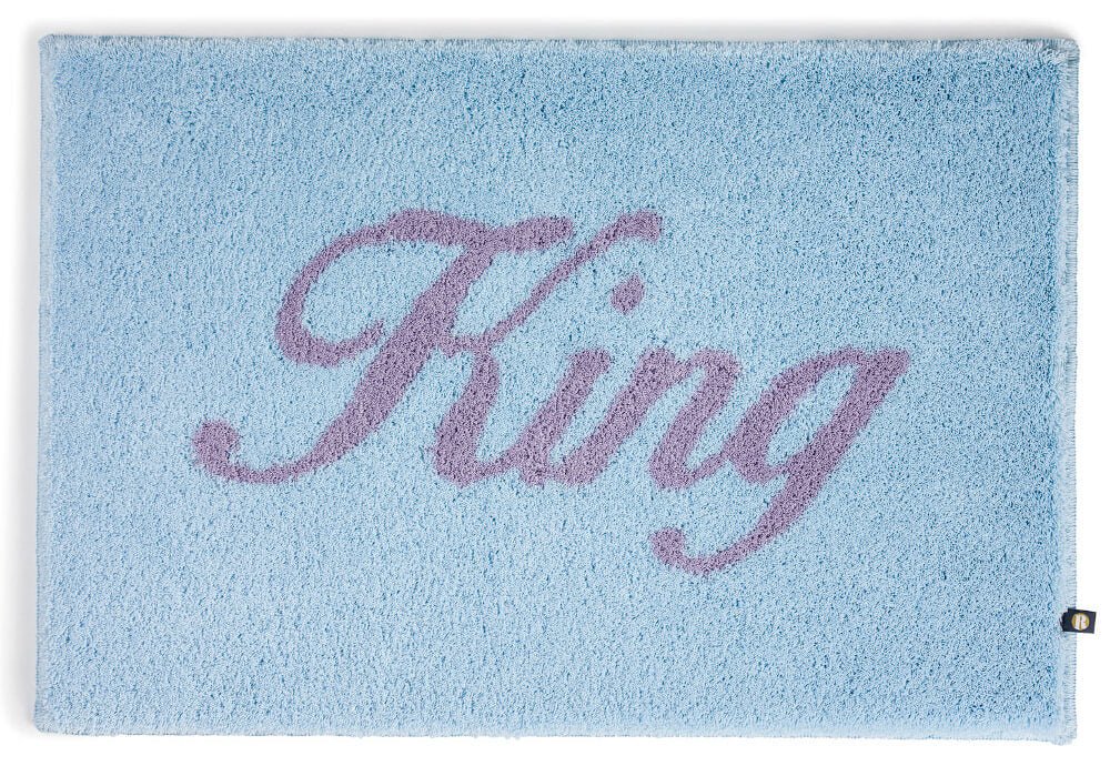 Maßteppich/Badteppich King von Rhomtuft Air in Amethyst, individueller Teppich für ein luxuriöses Bad.