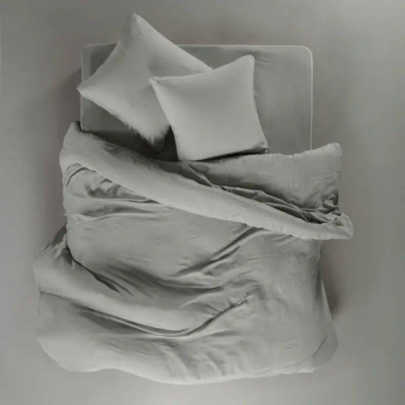Satin-Bettwäsche aus Tencel Lyocell in Salbei – angenehm weich und pflegeleich