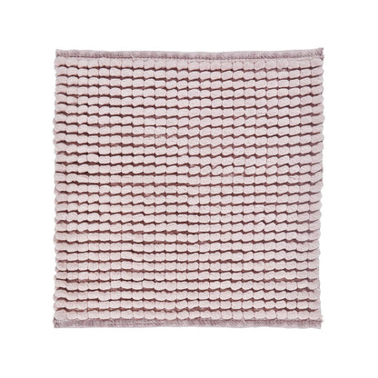 WC-Vorleger Axel in Dusty Pink von Aquanova in 60x60 cm – weicher Badteppich in modernem Altrosa für ein stilvolles Badezimmer.