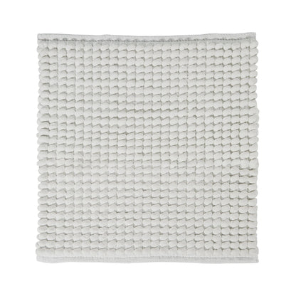 WC-Vorleger Axel in Salt Offwhite Weiß von Aquanova in 60x60 cm – weicher Badteppich in hellem Farbton für ein modernes und stilvolles Badezimmer.