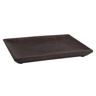 Ablage-Tablett aus Holz in Dunkelbraun Ebony von Aquanova – vielseitiges Tablett für Bad und Wohnbereich