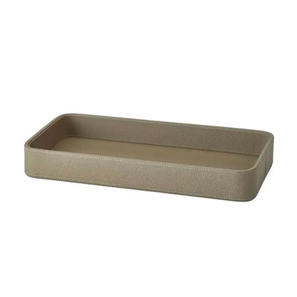 Bad-Tablett aus Leder – Aquanova Lotus