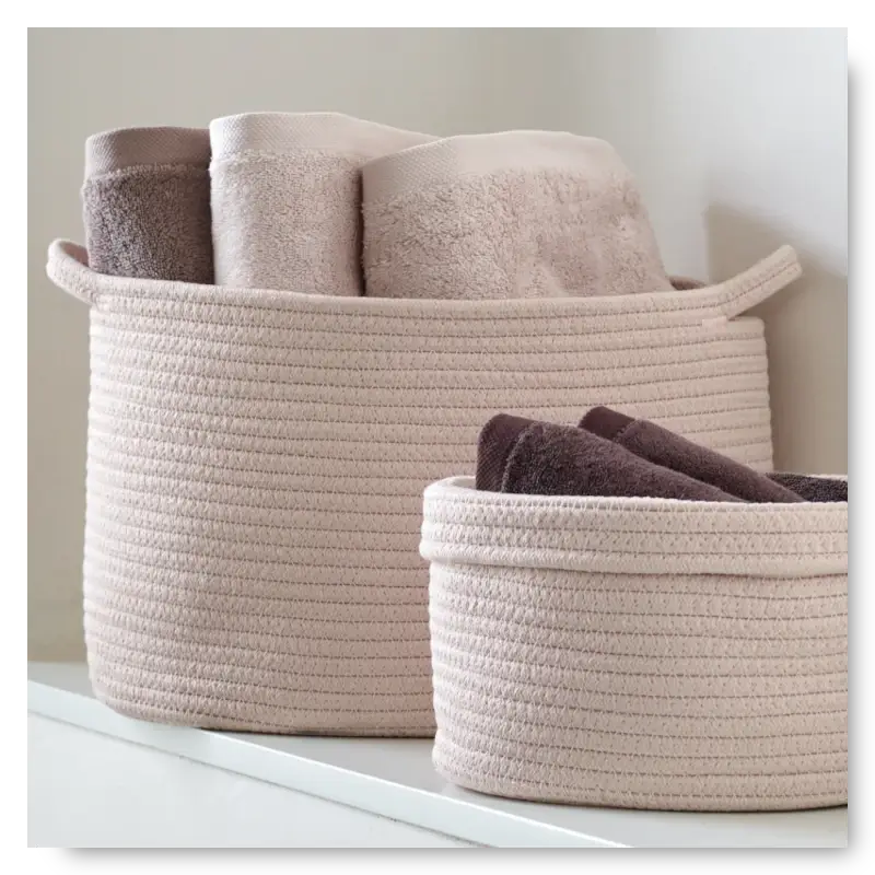 Aufbewahrungskorb, moderne Körbe, Badkorb, aus robustem Material, ideal für das Badezimmer