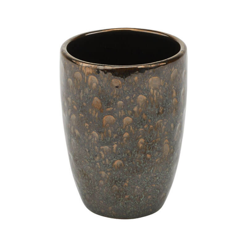 Aquanova Ugo Bad-Accessoires Becher in Vintage Bronze: Stilvoller Becher im Vintage-Look für Ihr Bad.