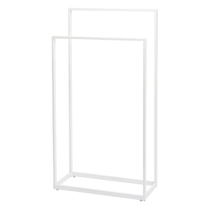 Freistehender Handtuchständer Aquanova Yuri in Weiß: Schlichtes Design für Ihr Badezimmer, ideal zum Aufhängen von Handtüchern.