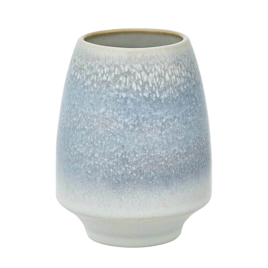 Badaccessoires in Blau: Becher: Der Zahnputzbecher "Figo Ice" von Aquanova in Blau ist ein moderner Blickfang für Bad und Gäste-WC.