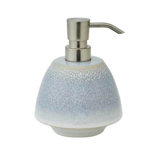 Badaccessoires in Blau: Seifenspender: Der Seifenspender "Figo Ice" von Aquanova in Blau ist ein moderner Blickfang für Bad und Gäste-WC.