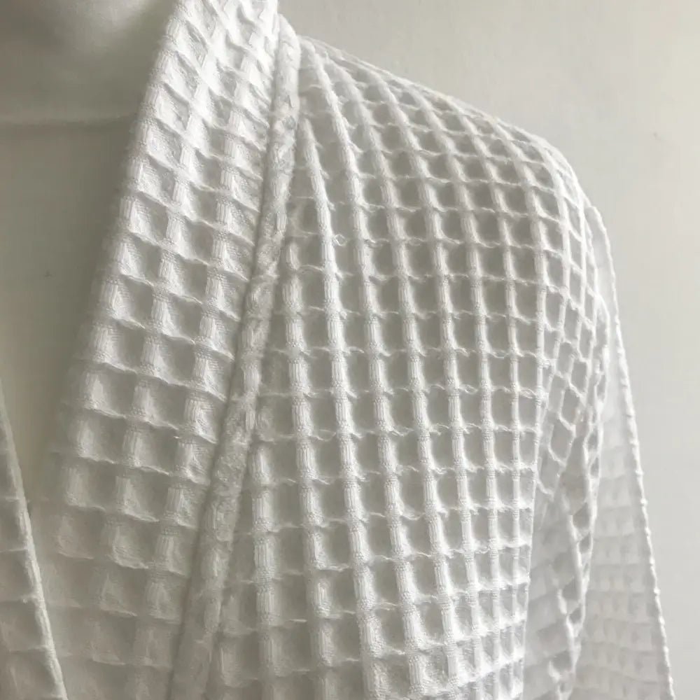 Hochwertiger Baumwoll-Bademantel mit Waffelmuster von Prima Evelyn Kahle
