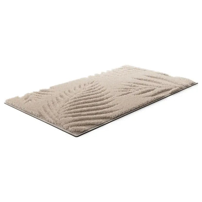 Badvorleger Hochflor weich FERYA – Palmenmuster