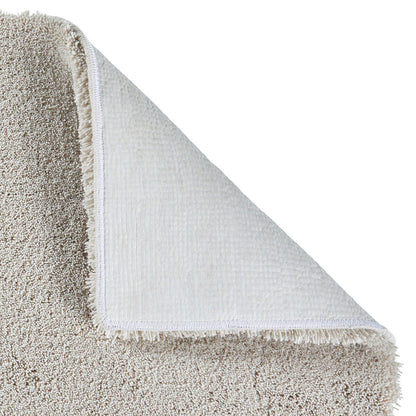 Aquanova Bela Badteppich, Hochflor, Beige, latexiert: Rutschfester, weicher Teppich für Ihr Badezimmer.