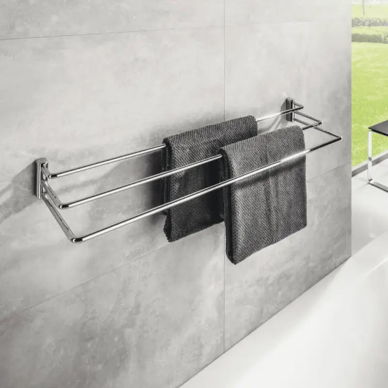 Badetuchhalter mit Ablage für Handtüchern