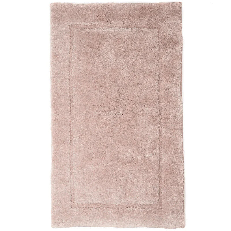Weiche, rutschfeste Badezimmermatte Orlando in Rosa – großer Badezimmerteppich in Misty Pink