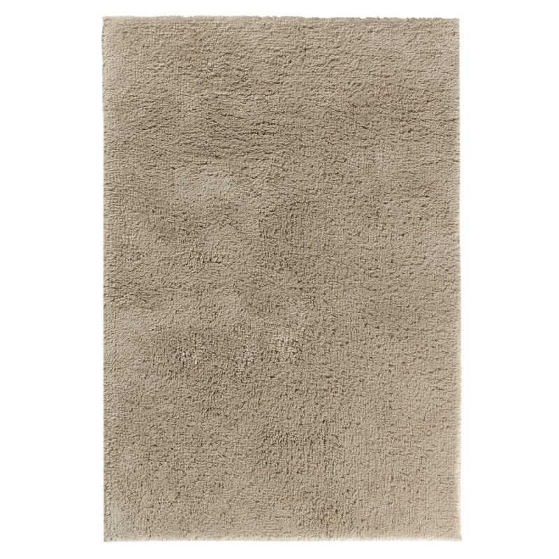 Badezimmermatte Havannah Beige aus weicher Baumwolle mit rutschfester Unterseite für natürlichen Komfort und Sicherheit im Bad.