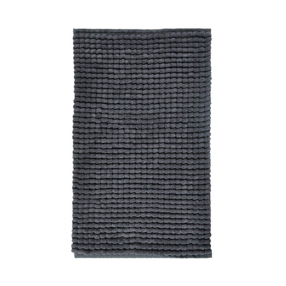 Aquanova Badteppich Axel in Graphite Dunkelgrau – weicher Badezimmerteppich in modernem Anthrazitton für ein stilvolles Badezimmer.