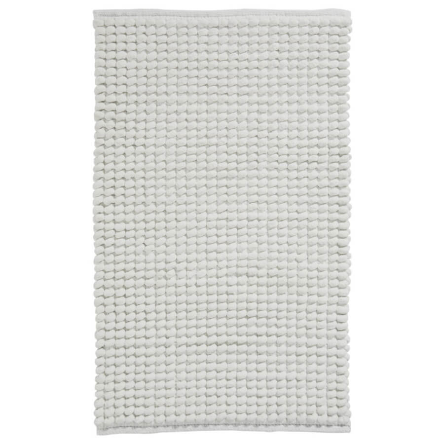 Aquanova Badteppich Axel in Salt Offwhite – weicher Badezimmerteppich in hellem Farbton für ein modernes und stilvolles Badezimmer.