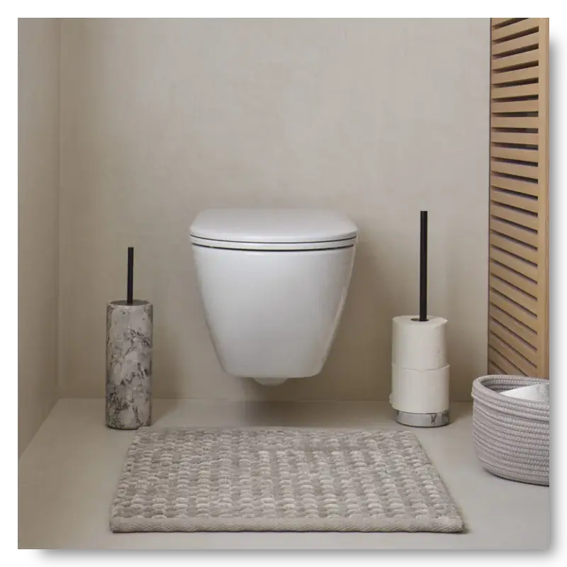 Moderner Badezimmerteppich, Badteppich und Badvorleger, mit einem ausgefallenen Design, aus weichem und strapazierfähigem Material, für mehr Komfort und Stil