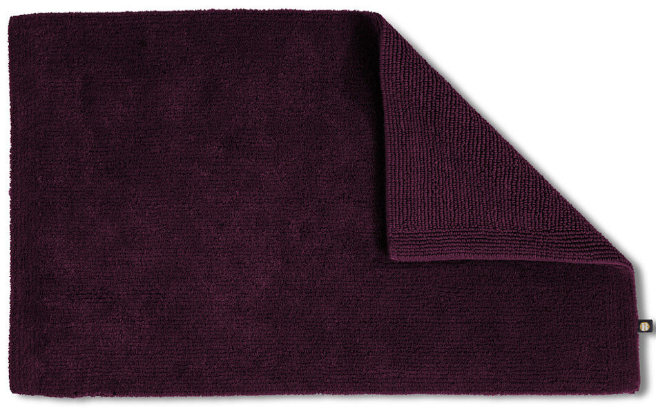 Badezimmerteppich Baumwolle in Berry, kräftige Farben für einen farblichen Akzent.
