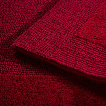 Hochwertige Badezimmermatte aus Baumwolle in Cardinal von Select Rhomyhome.