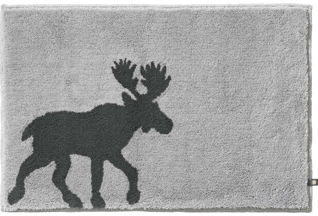 Badezimmerteppich "Elch (Elk)" von Rhomtuft: Ein Hauch von Natur für Ihr Badezimmer – dieser Badezimmerteppich von Rhomtuft mit Elchmotiv ist ein stilvolles Accessoire.