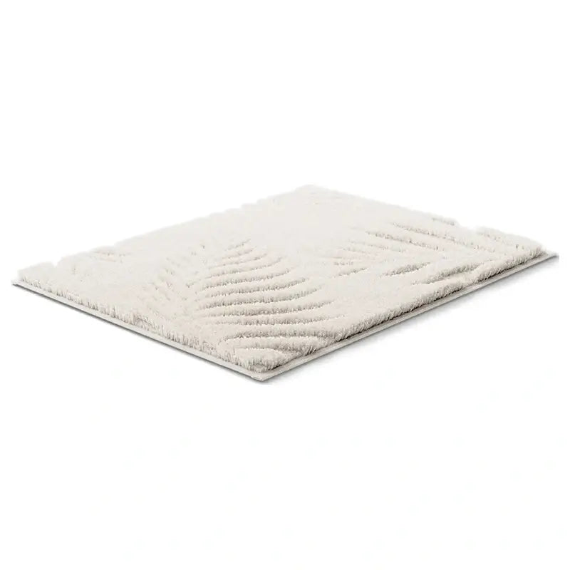Badvorleger Hochflor weich FERYA – Palmenmuster