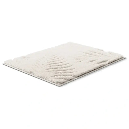 Badvorleger Hochflor weich FERYA – Palmenmuster