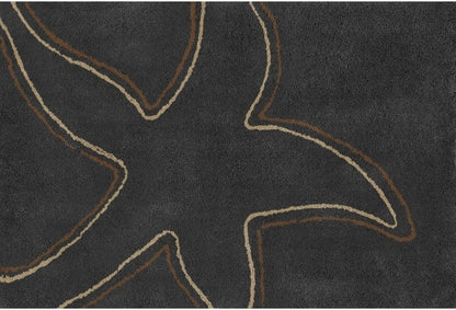 Badezimmerteppich Starfish von Rhomtuft in Zink, Cappuccino und Walnuss als Maßanfertigung – pflegeleicht und hochwertig für ein modernes Badezimmer.