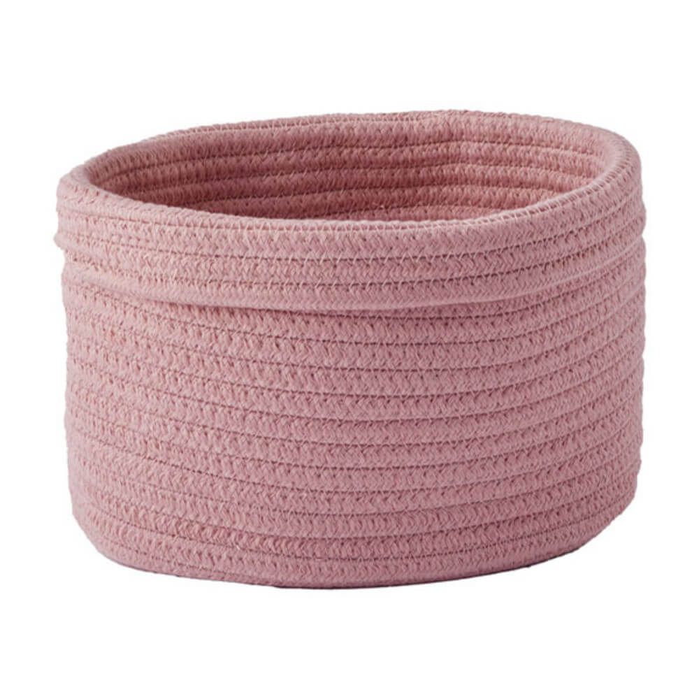 Rosa Badkorb für mehr Ordnung: Der Badkorb/Aufbewahrungskorb Bad klein Rena in zartem Rosa (Sedum) von Aquanova ist nicht nur praktisch, sondern auch ein stilvolles Accessoire für Ihr Badezimmer.
