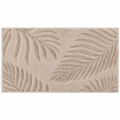 Badvorleger Hochflor weich FERYA – Palmenmuster