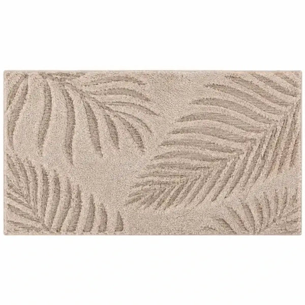 Badvorleger Hochflor weich FERYA – Palmenmuster