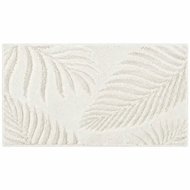 Badvorleger Hochflor weich FERYA – Palmenmuster