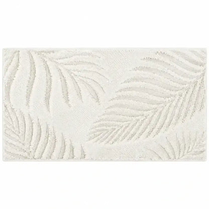 Badvorleger Hochflor weich FERYA – Palmenmuster