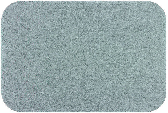 Badteppich/Badezimmerteppich Aspect mit abgerundeten Ecken von Rhomtuft in Aquamarin, frische Farben für ein belebendes Bad.