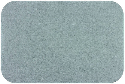 Badteppich/Badezimmerteppich Aspect mit abgerundeten Ecken von Rhomtuft in Aquamarin, frische Farben für ein belebendes Bad.