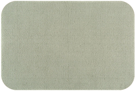 Badteppich/Badezimmerteppich Aspect mit abgerundeten Ecken von Rhomtuft in Jade, frische Farben für ein belebendes Bad.