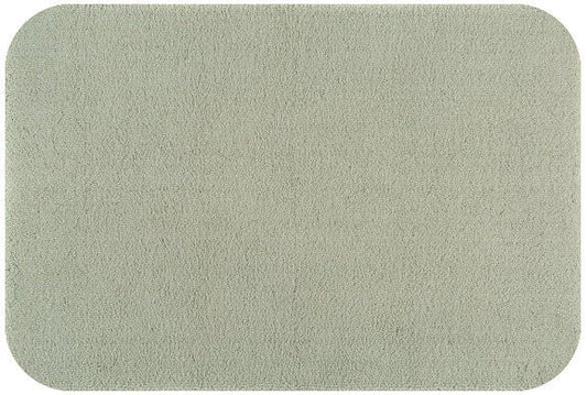 Badteppich/Badezimmerteppich Aspect mit abgerundeten Ecken von Rhomtuft in Jade, frische Farben für ein belebendes Bad.