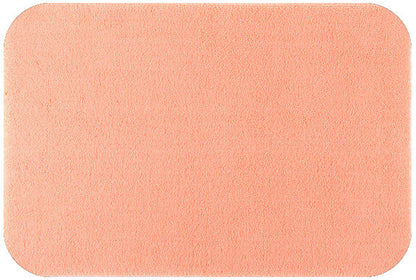 Badteppich/Badezimmerteppich Aspect mit abgerundeten Ecken von Rhomtuft in Peach, sanfte Farben für ein harmonisches Bad.