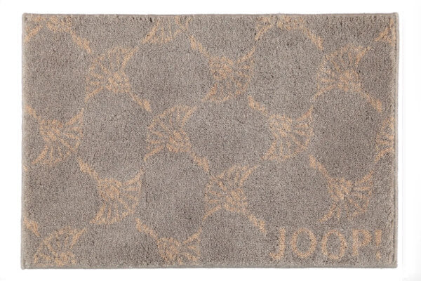 JOOP! New Cornflower Allover Badteppich, Graphit: Designer-Teppich für Ihr Badezimmer.