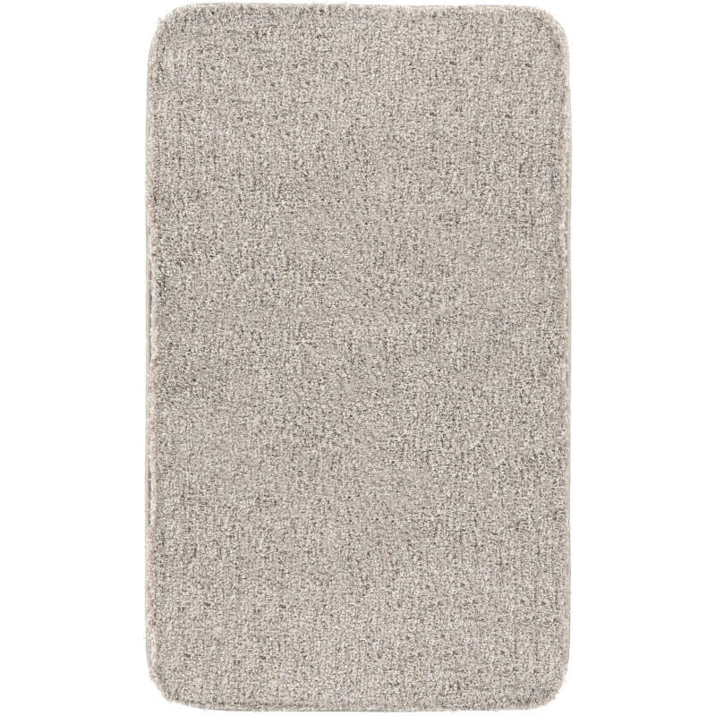 Großer Badteppich "Montana" in Sand-Taupe meliert – rutschfest und stilvoll.