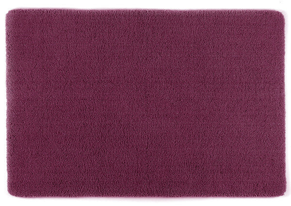 Badteppich/Badezimmerteppich Square in Berry von Rhomtuft, kräftige Farben für einen farblichen Akzent.